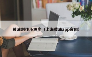 绥化黄浦制作小程序（上海黄浦app官网）